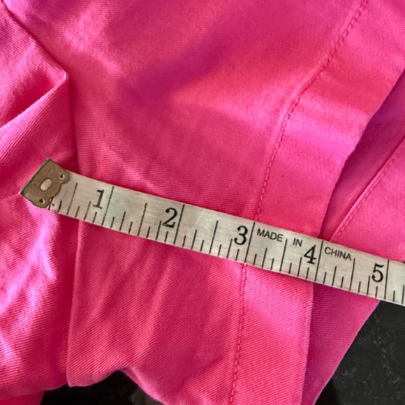 J. Crew Factory Hot Pink 100% Cotton Chino Shorts Size 4 - Picture 10 of 14